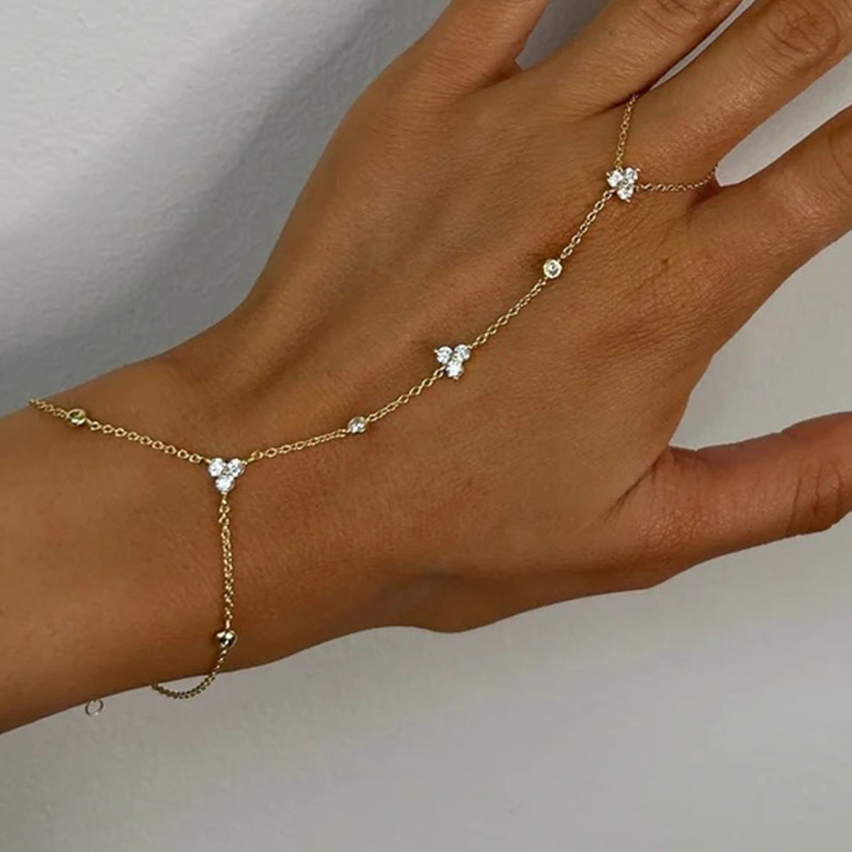 Women'S Accessories Gift Ideas - 1pc/Women's Minimalist Rhinestone Bracelet, Elegant Daily
