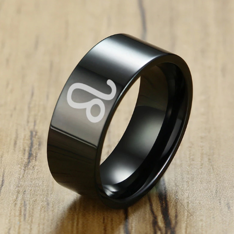 12 Zodiac Sign Rings Stainless - Women Accessories Name In English ulasan dan harga