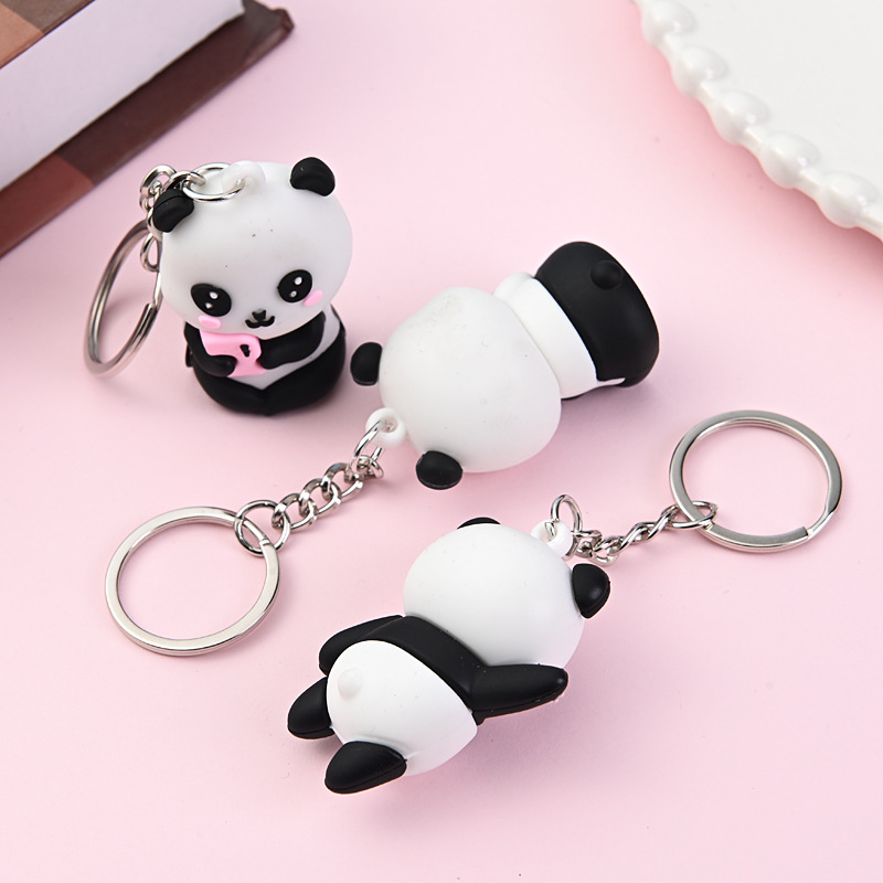 Cute Cartoon Couple Panda Keyc - Women'S Accessories Gift Ideas ulasan dan harga