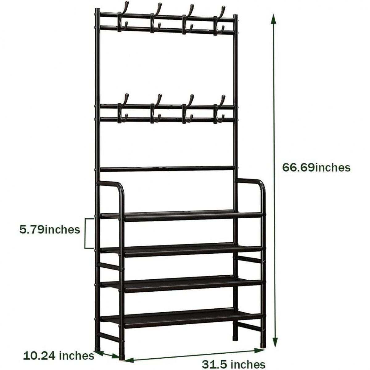 SUOERNUO Metal 4-Tier Shoe Rac - Women'S Accessories Rack Room Shoes ulasan dan harga