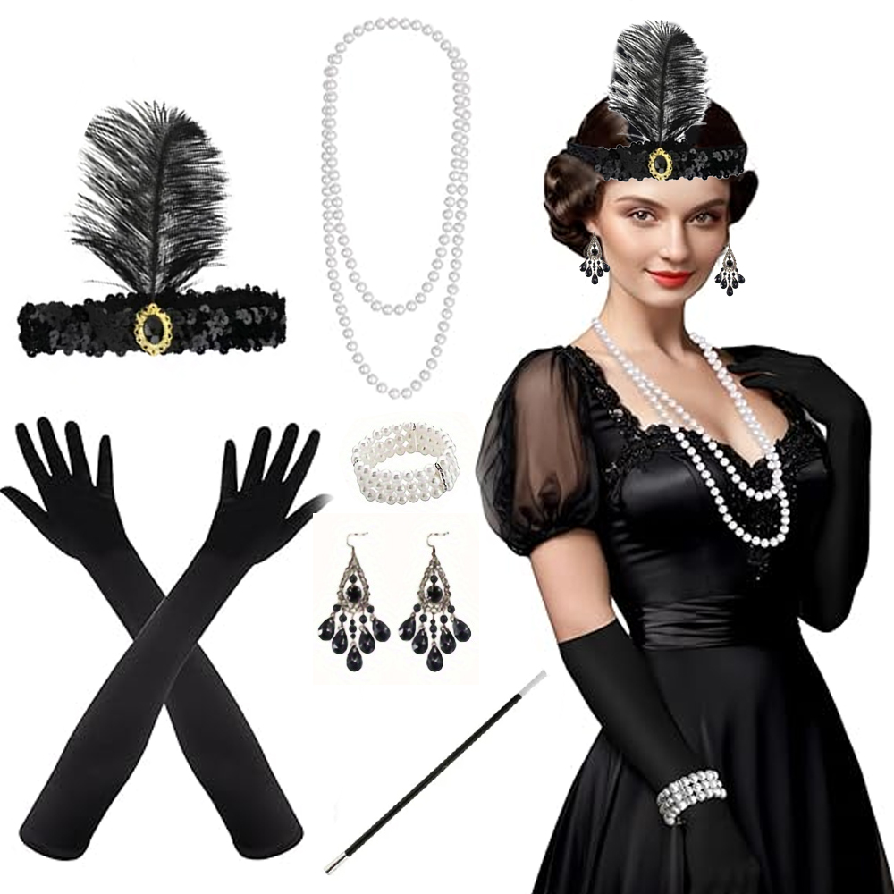 PESENAR 1920s Flapper Accessor - Women'S Accessories In The 1920S ulasan dan harga