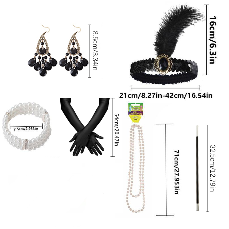 PESENAR 1920s Flapper Accessor - Women'S Accessories In The 1920S ulasan dan harga