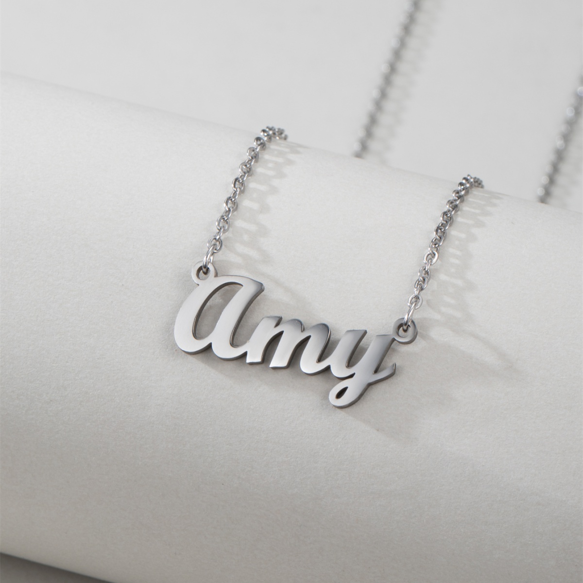 1 Steel English Name Necklace, - Women Accessories Name In English ulasan dan harga