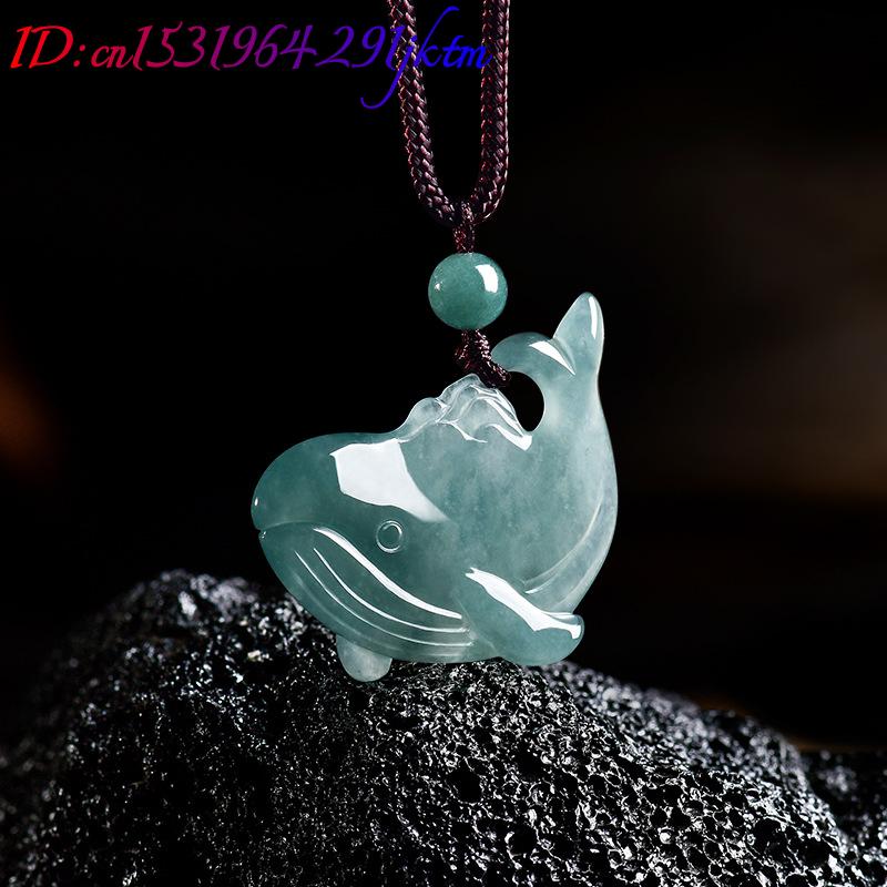 Natural Burmese Jadeite Whale  - Women'S Accessories And Jewelry ulasan dan harga