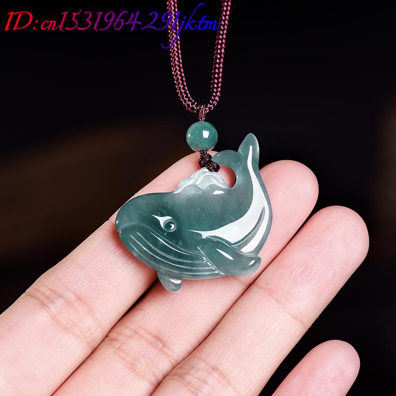 Natural Burmese Jadeite Whale  - Women'S Accessories And Jewelry ulasan dan harga