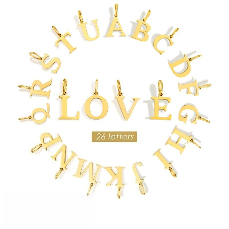 DIY Cut English Alphabet Neckl - Women Accessories Name In English ulasan dan harga