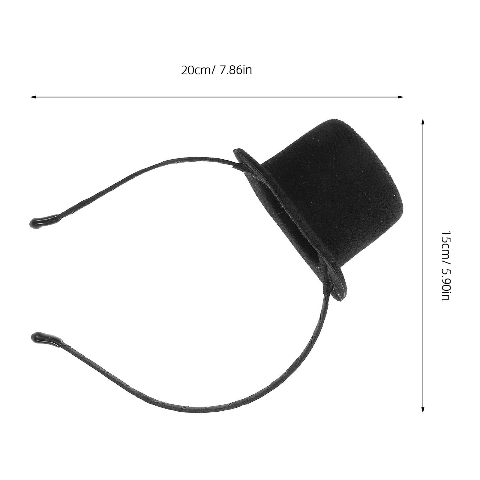 3Pcs Vintage Mini Top Hat Head - Women'S Accessories In The 1920S ulasan dan harga