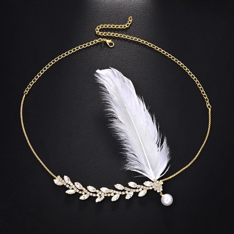 1920s Flapper Feather Headband - Women'S Accessories In The 1920S ulasan dan harga
