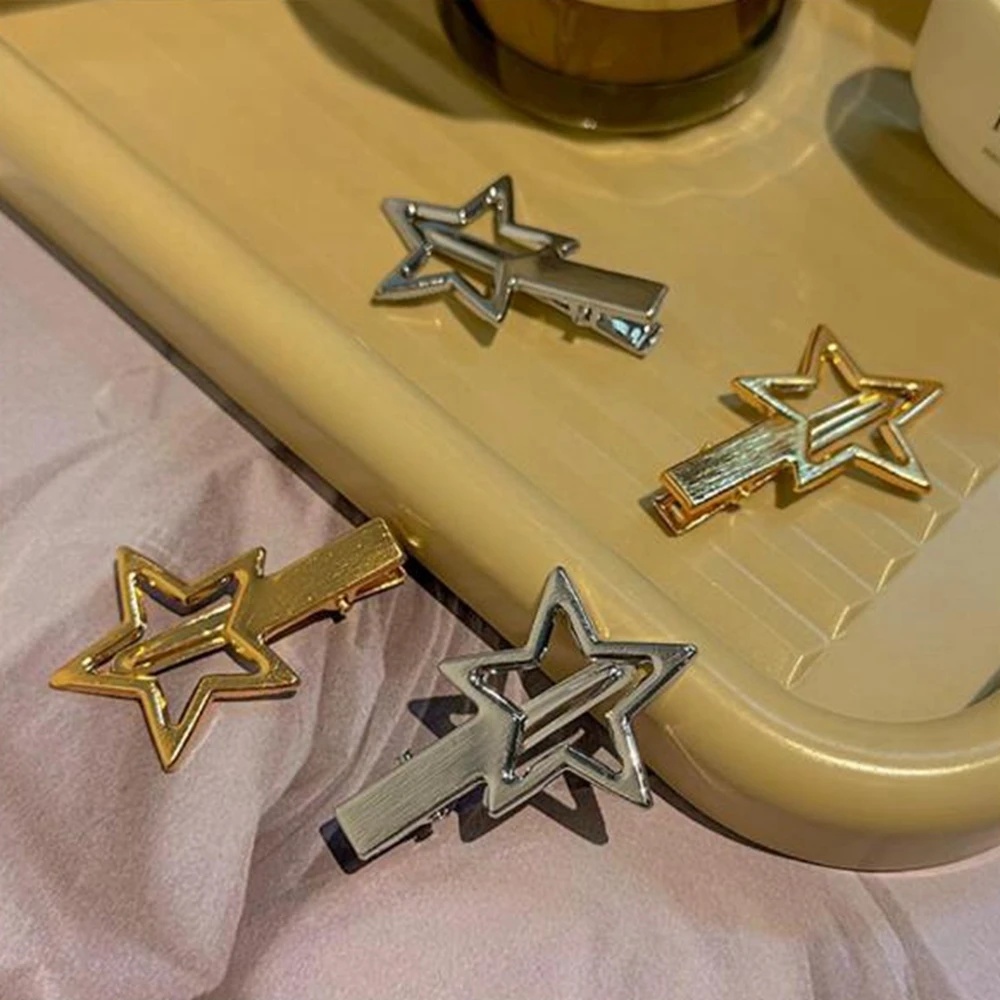 Y2K Pentagram Hair Clips for W - Women'S Accessories Gift Ideas ulasan dan harga