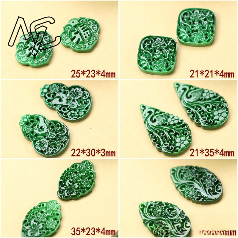 2pcs DIY Natural Dry Green Eme - Women'S Accessories And Jewelry ulasan dan harga