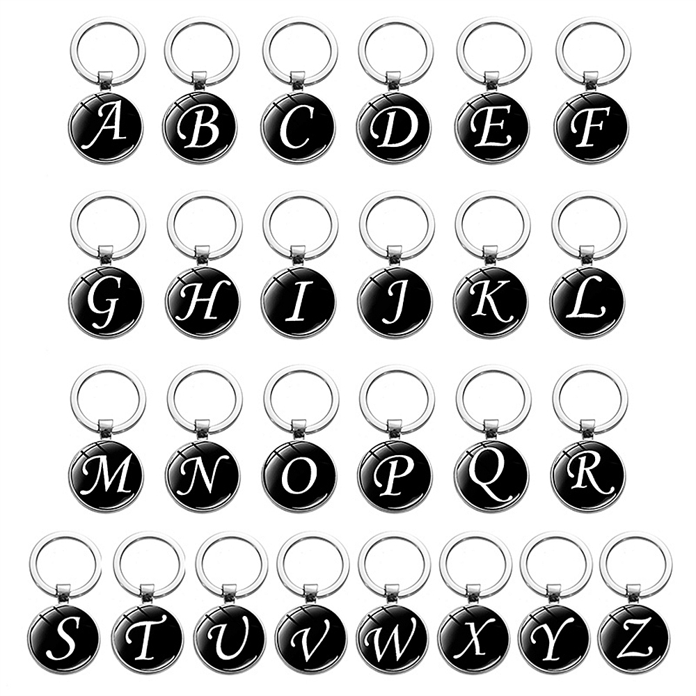 A-Z Initial Name Keychain For  - Women Accessories Name In English ulasan dan harga