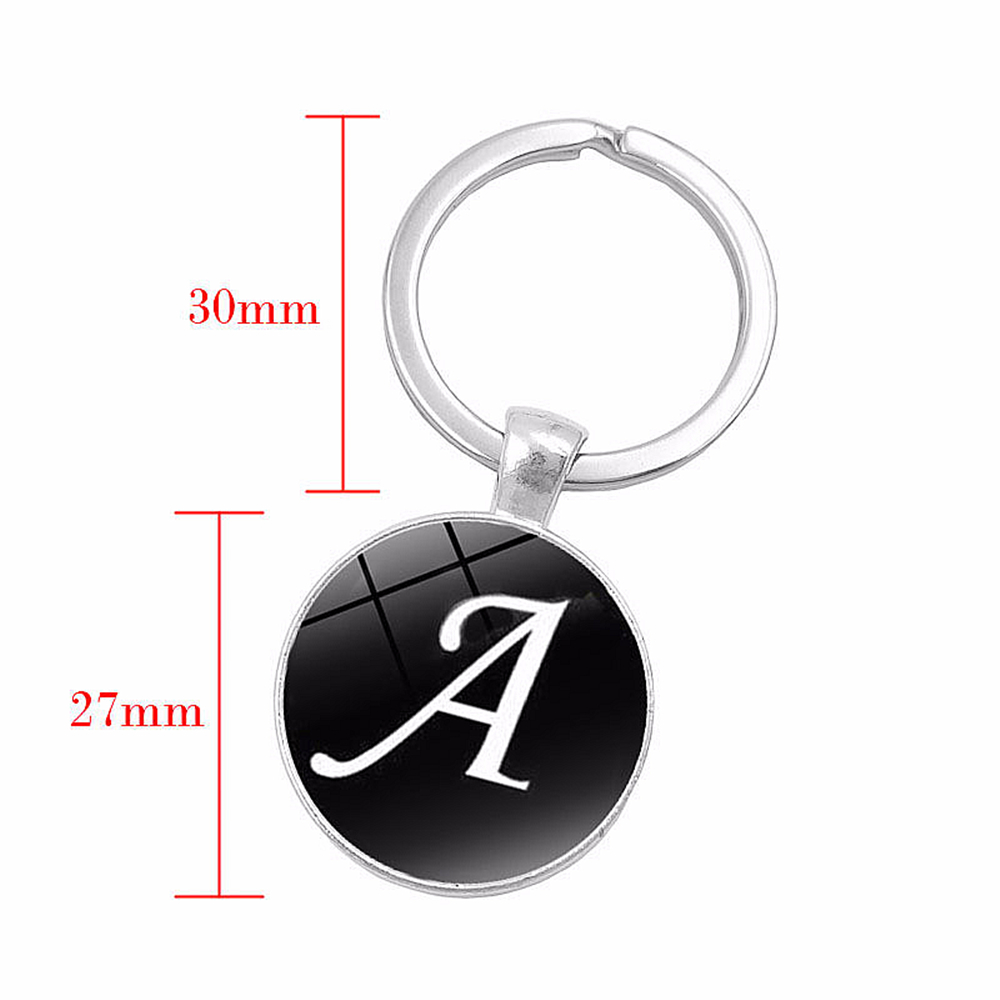 A-Z Initial Name Keychain For  - Women Accessories Name In English ulasan dan harga