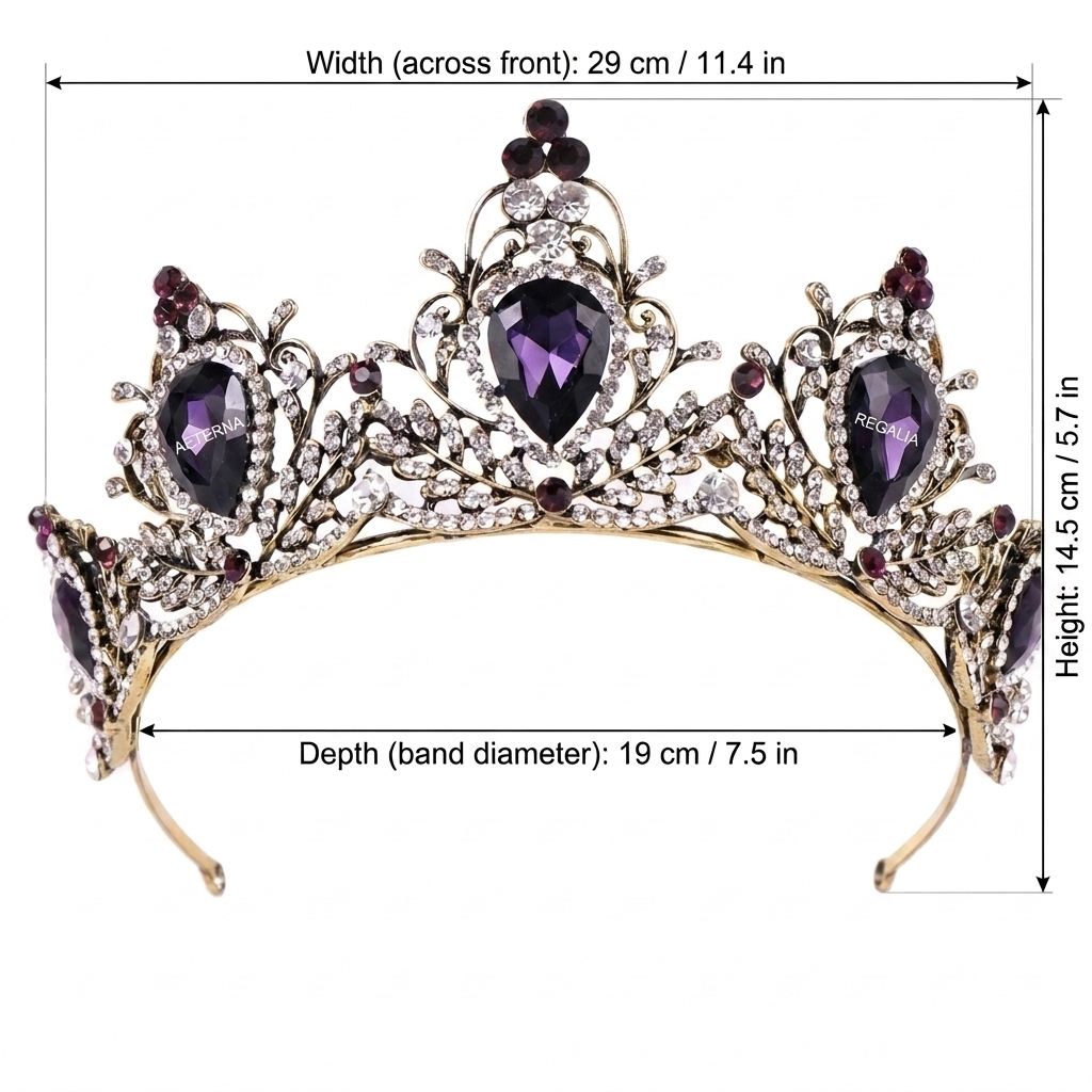 Crown Headpiece Lightweight Ba - Women'S Accessories And Jewelry ulasan dan harga