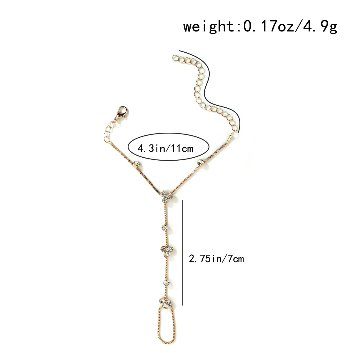 1pc/Women's Minimalist Rhinest - Women'S Accessories Gift Ideas ulasan dan harga