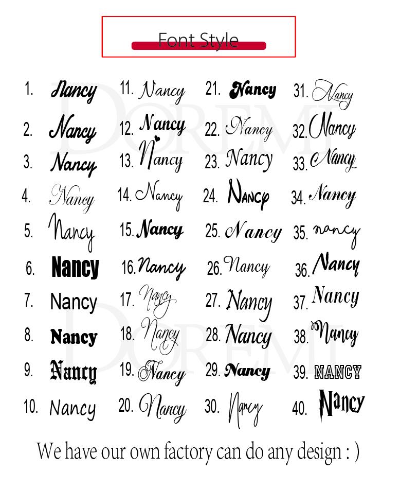 Stainless Steel  Custom Name S - Women Accessories Name In English ulasan dan harga