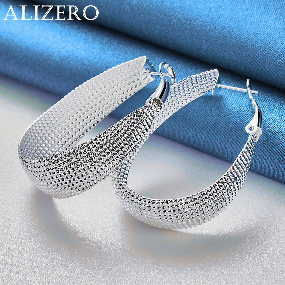 ALIZERO 925 Sterling Silver Ov - Women'S Accessories Gift Ideas ulasan dan harga