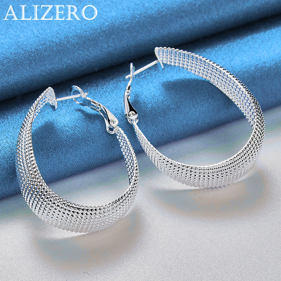 ALIZERO 925 Sterling Silver Ov - Women'S Accessories Gift Ideas ulasan dan harga